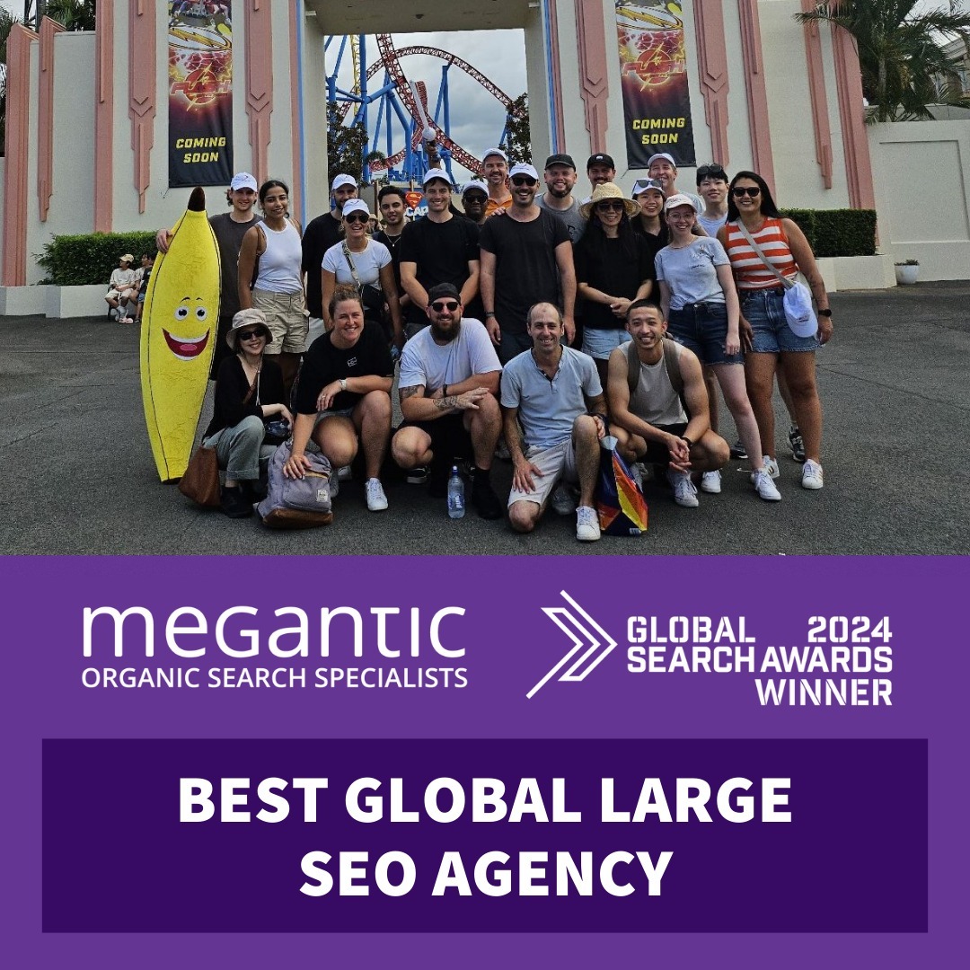 Post example: Megantic wins Best Global Large SEO Agency